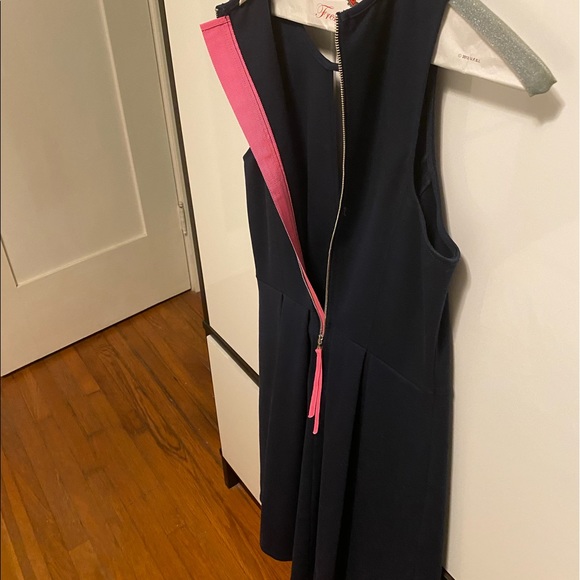 Rebecca Taylor Cobalt Flare Dress👗w/Ribbon Zipper - Picture 9 of 16